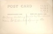 Back of Post Card